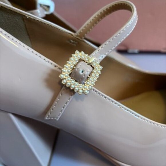 NWT Lisa Vicky Blush Bobble Platform Maryjane Pump - 8.5 Women - Picture 2 of 8